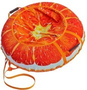 Тюбинг Митек «Сочный апельсин» 110 см, Оранжевый