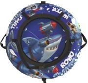Тюбинг Small Rider Snow Tubes 4 Акула Робот (110 см), Синий