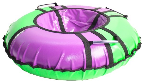 Тюбинг Hubster Sport Pro фиолетово-зеленый (120 см)