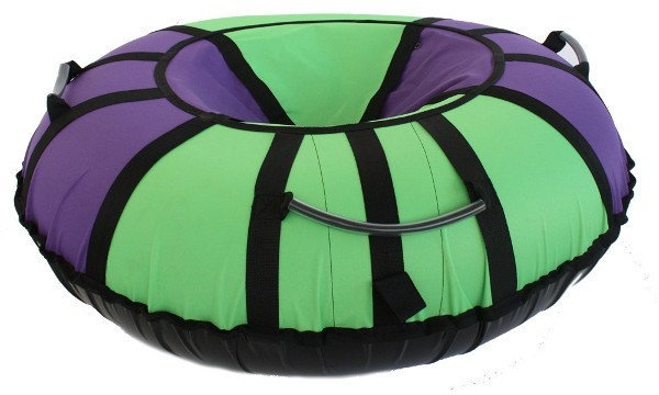 Тюбинг Hubster Хайп фиолетово-зеленый (90 см)