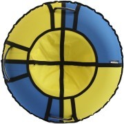 Тюбинг Hubster Хайп голубой-желтый (90 см), Голубовато-желтый