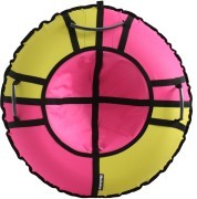 Тюбинг Hubster Хайп желто-розовый (120 см)