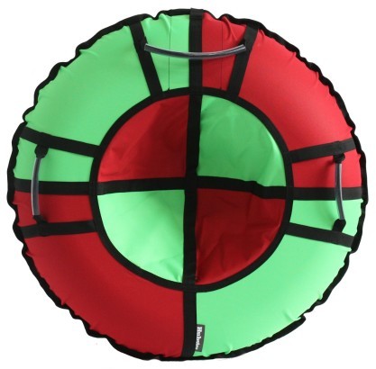 Тюбинг Hubster Хайп красно-зеленый (110 см)