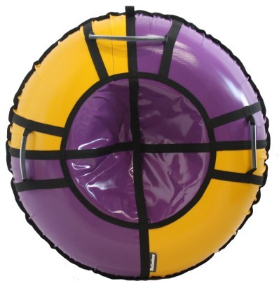 Тюбинг Hubster Sport Pro фиолетово-желтый (120 см)